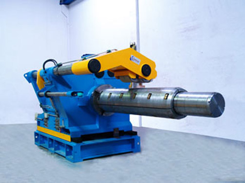 Hydraulic Decoiler for 40t. Weight x 2000mm. x 10mm. For Stainless Steel.