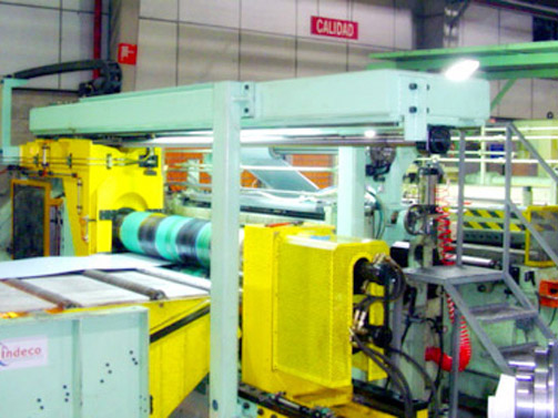 High performance Slitting Line for stainless steel of 0,1 up to 3 mm thickness x 1.500 mm width