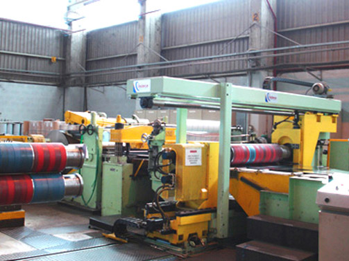 Slitting line for stainless steel of 1500 mm x 3 mm x 150 m/min