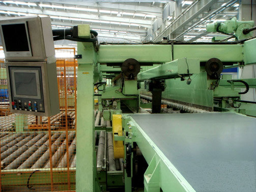 Inspection Conveyor & Bomb-door stacker for stainless strip 1500 x 3 mm